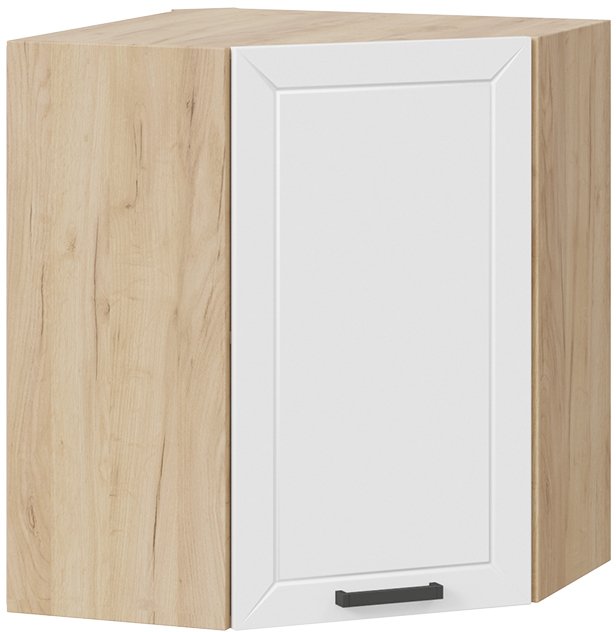 

Шкаф навесной Трия Лорас 1В6У (дуб крафт золотой/холст белый)