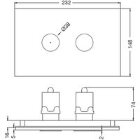 Панель смыва Artize ACP-CHR-5012503