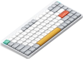 Клавиатура NuPhy Air75 V2 Ionic White (NuPhy Low Profile Moss)