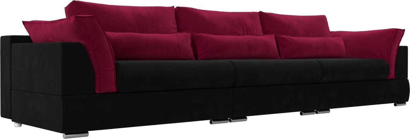 

Диван Mebelico Пекин Long 116068 (микровельвет, черный)