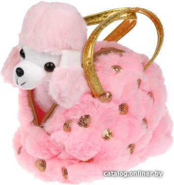 Классическая игрушка Fluffy Family Пудель в сумочке 681765