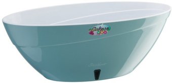 Кашпо Santino Calipso 3.3 л (нефрит/белый) [K2 NEF-ALB]