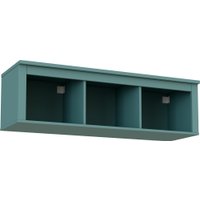 Полка Mio Tesoro Сага навесная 3 секции (темно-бирюзовый)