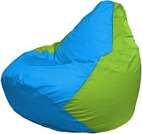 

Кресло-мешок Flagman Груша Супер Мега 4XL Г5.1-276 (голубой/салатовый)