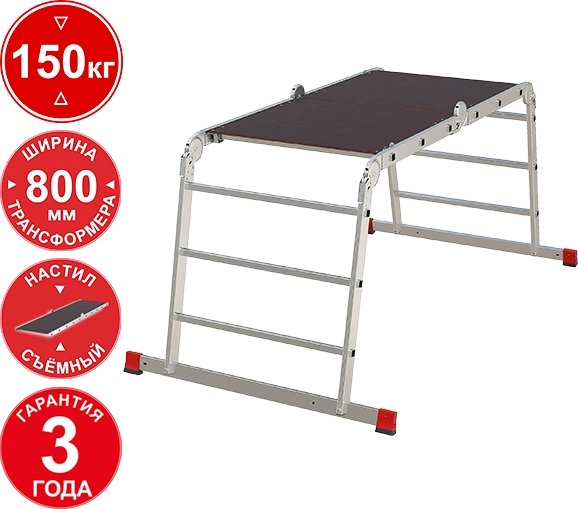 

Лестница-трансформер Новая высота NV3333 3333403 (4x3 ступени)