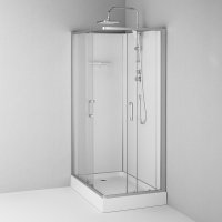 Душевая кабина AM.PM Above 120x80 W9XC-403-12080MT (хром матовый/прозрачное стекло)