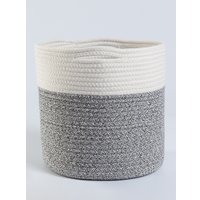 Корзина Astera Хлопок YLX-143-9 (белый/черный меланж)