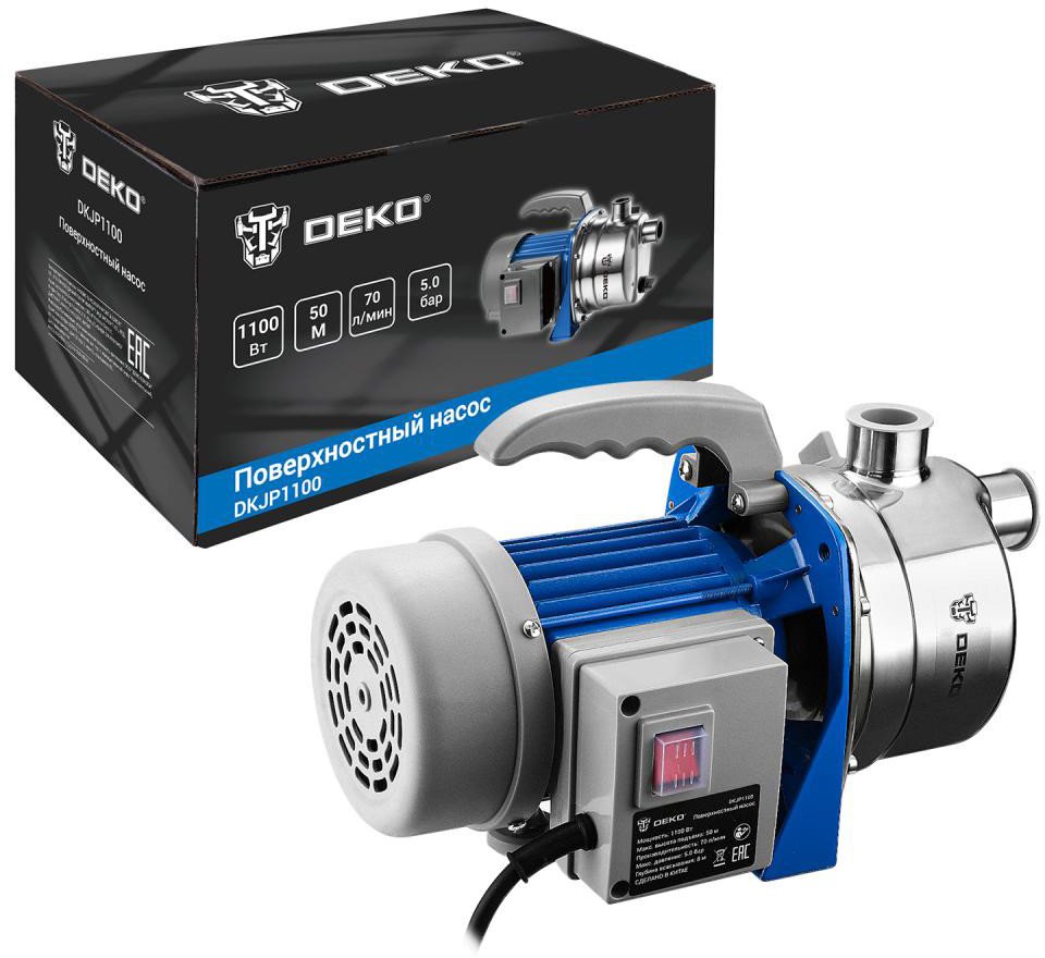 

Самовсасывающий насос Deko DKJP1100