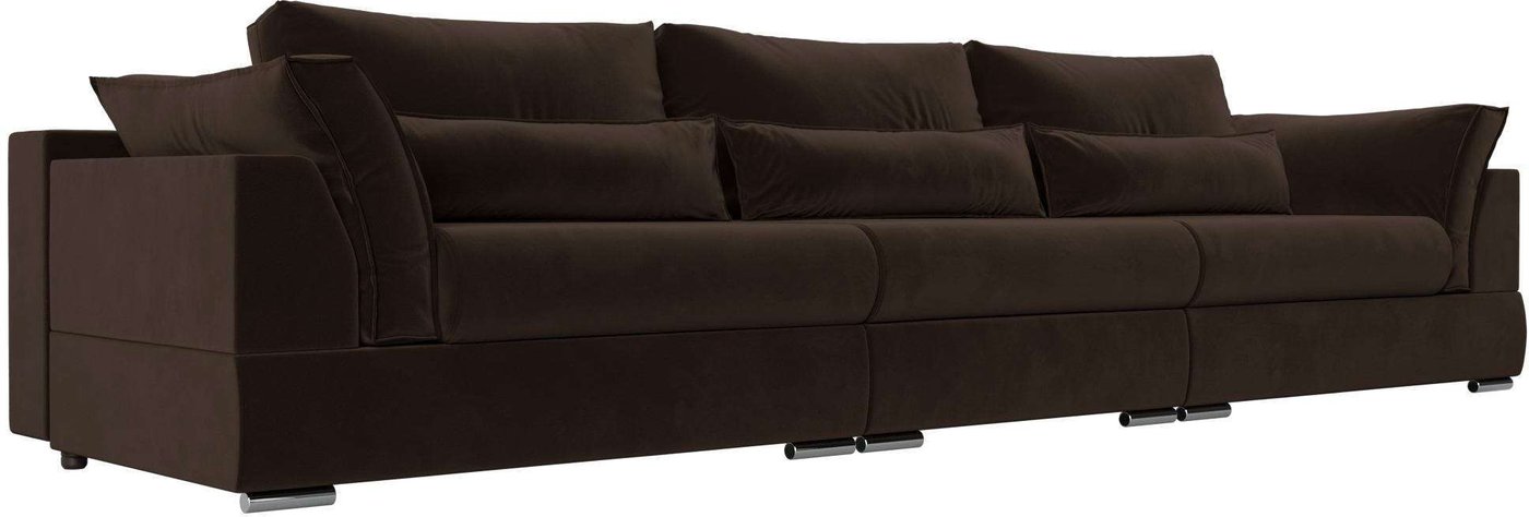 

Диван Mebelico Пекин Long 115460 (микровельвет, коричневый)