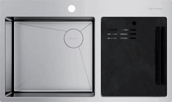 

Кухонная мойка Omoikiri Akisame 86-2 Side in (нержавеющая сталь)