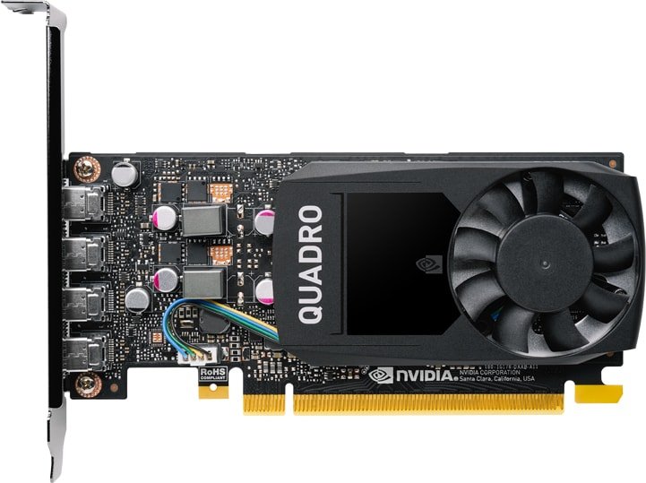 

Видеокарта PNY Nvidia Quadro P1000 V2 4GB GDDR5 VCQP1000V2-PB