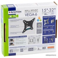 Кронштейн Kromax VEGA-6 NEW (черный)