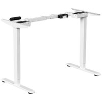 Стол WellDesk Prime 1300x675х18 с электроприводом (белый/сосна аланд полярная)