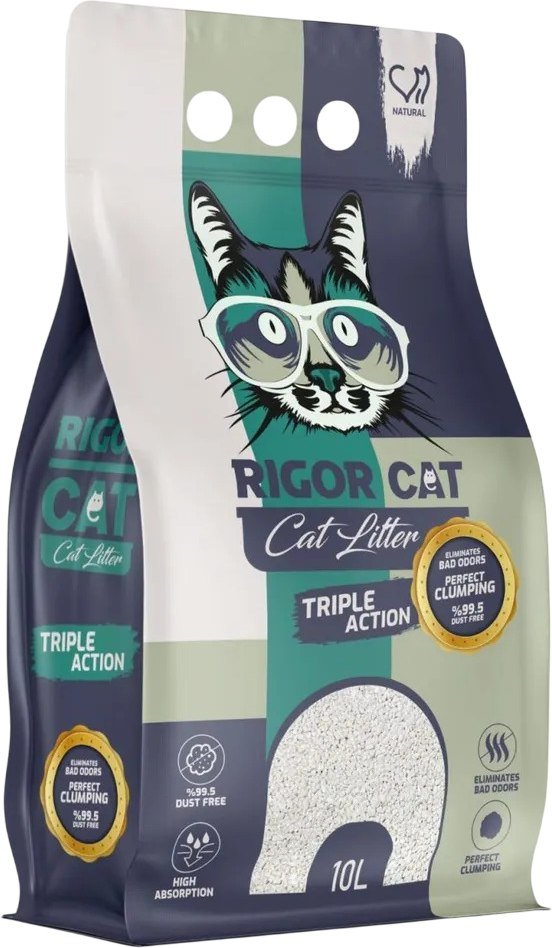 

Наполнитель для туалета Rigor Cat Натуральный без запаха (10л)