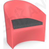 Кресло Berkano Oasis 230_034_19_61 (красный/темно-серый)