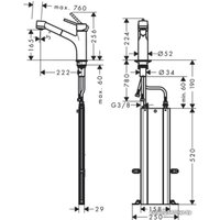 Смеситель Hansgrohe Talis M52 73860000