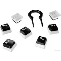 Набор кейкапов HyperX Pudding Keycaps (черный, с кириллицей)