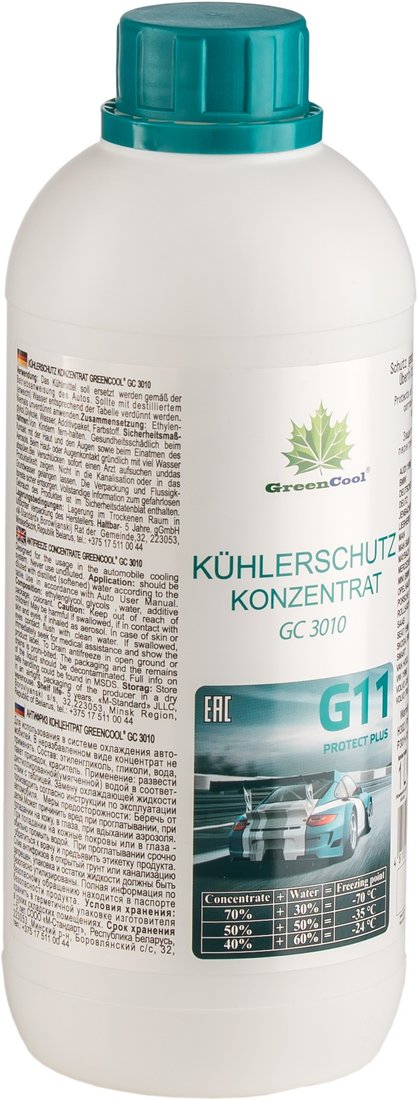

Антифриз GreenCool Концентрат GC3010 1л