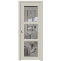 Межкомнатная дверь ProfilDoors 2.13U L 90x200 (магнолия сатинат, стекло прозрачное)