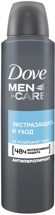 

Антиперспирант-спрей Dove Men+Care экстразащита и уход 150мл