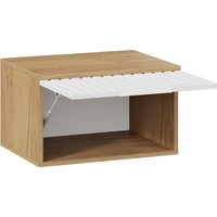 Тумба для обуви Трия Хилтон №4 251067 (дуб крафт золотой/белый матовый)