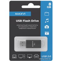 USB Flash Maxvi MP 8GB (черный)