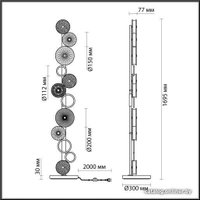 Торшер Odeon Light Caramella 5416/68FL