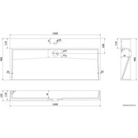 Умывальник Mexen Ava 23019001 в Пинске