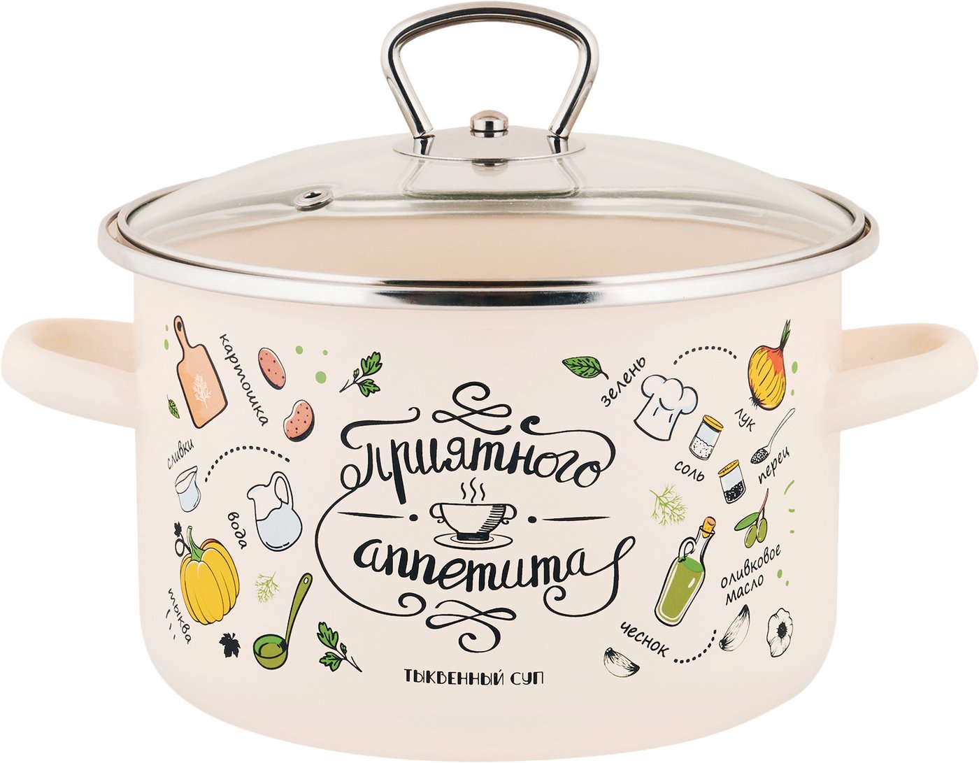 

Кастрюля Appetite Приятного аппетита 1RD181S