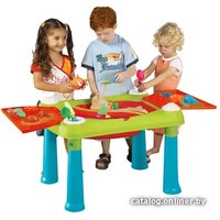 Игровой стол Keter Creative Fun Table 231588 (бирюзовый/красный)