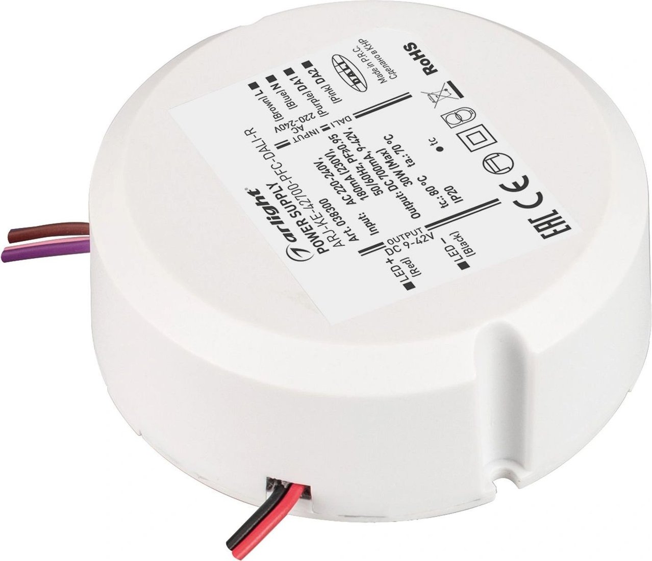 

Блок питания Arlight ARJ-KE-42700-PFC-DALI-R 038300