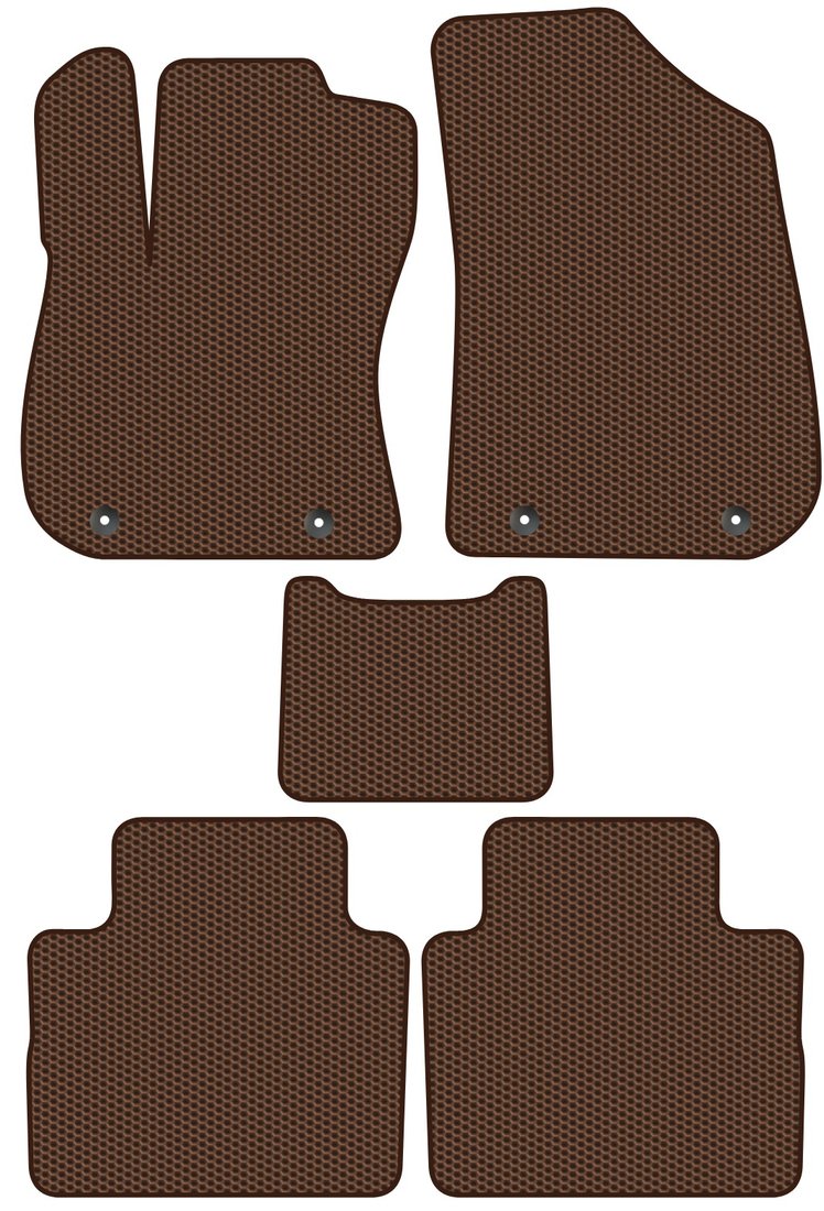

Комплект ковриков для авто Alicosta Geely Preface (FS11) I (седан / FS11) 2022 - Н.В. (коричневый, сота)