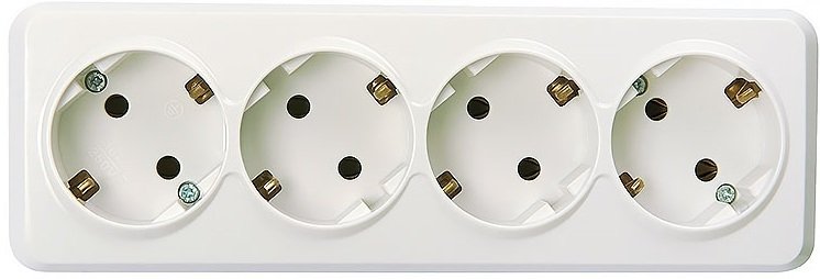 Розетка SmartBuy SBE-03w-16-S4-Z