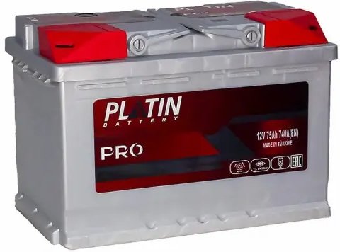

Автомобильный аккумулятор Platin Pro R+ (75 А·ч)