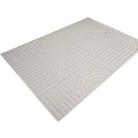 Ковер для жилой комнаты Radjab Carpet Сканди Сизаль Прямоугольник 10946A 12267RK (2.4x3.4, Krem/Krem)