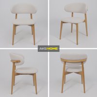 Стул Оримэкс Дэвид (бежевый фактурный велюр Danco 100/дуб)