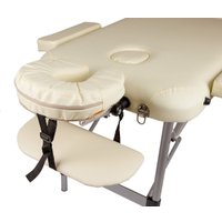 Массажный стол Atlas Sport складной 3-с алюминиевый 60 см (бежевый)