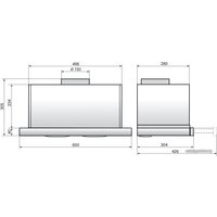 Кухонная вытяжка Elikor Интегра S2 60Н-700-В2Д (нержавеющая сталь)