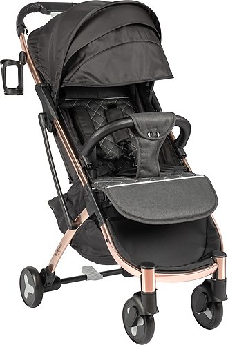 Коляска прогулочная «книга» Sundays Baby S600 Plus (бронзовый/черный/светло-серый)