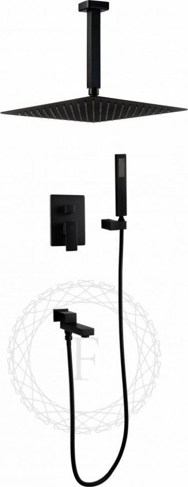 Душевая система  Filarete Fing FL1042 (черный матовый)