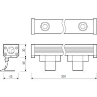 Уличный прожектор Arlight AR-LINE-500-12W Day4000 (GR, 15 deg, 230V) 042175