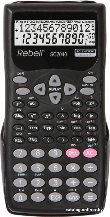 Инженерный калькулятор Rebell SC2040 (черный)