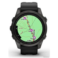 Умные часы Garmin Epix Pro Gen 2 Sapphire 42 мм (карбоново-серый титан/черный)