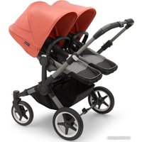 Универсальная коляска Bugaboo Donkey 5 Twin (Graphite/Grey/Sunrise Red)