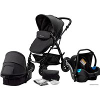 Универсальная коляска KinderKraft Moov (3 в 1, черный)