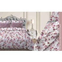 Семейный комплект постельного белья Бояртекс №288 Эвкалипт Вид 9/2 Семейный (бязь, розовый)