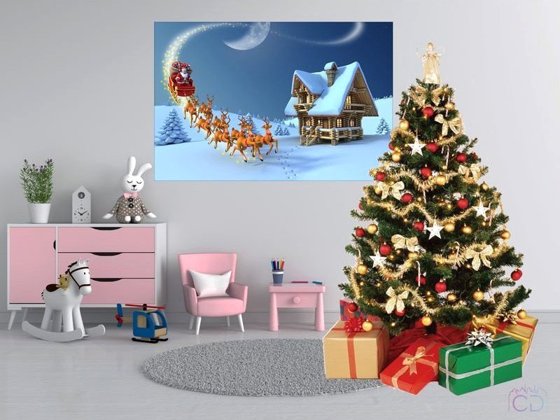 

Модульная картина Citydecor Новый год 1.90 60x90 см
