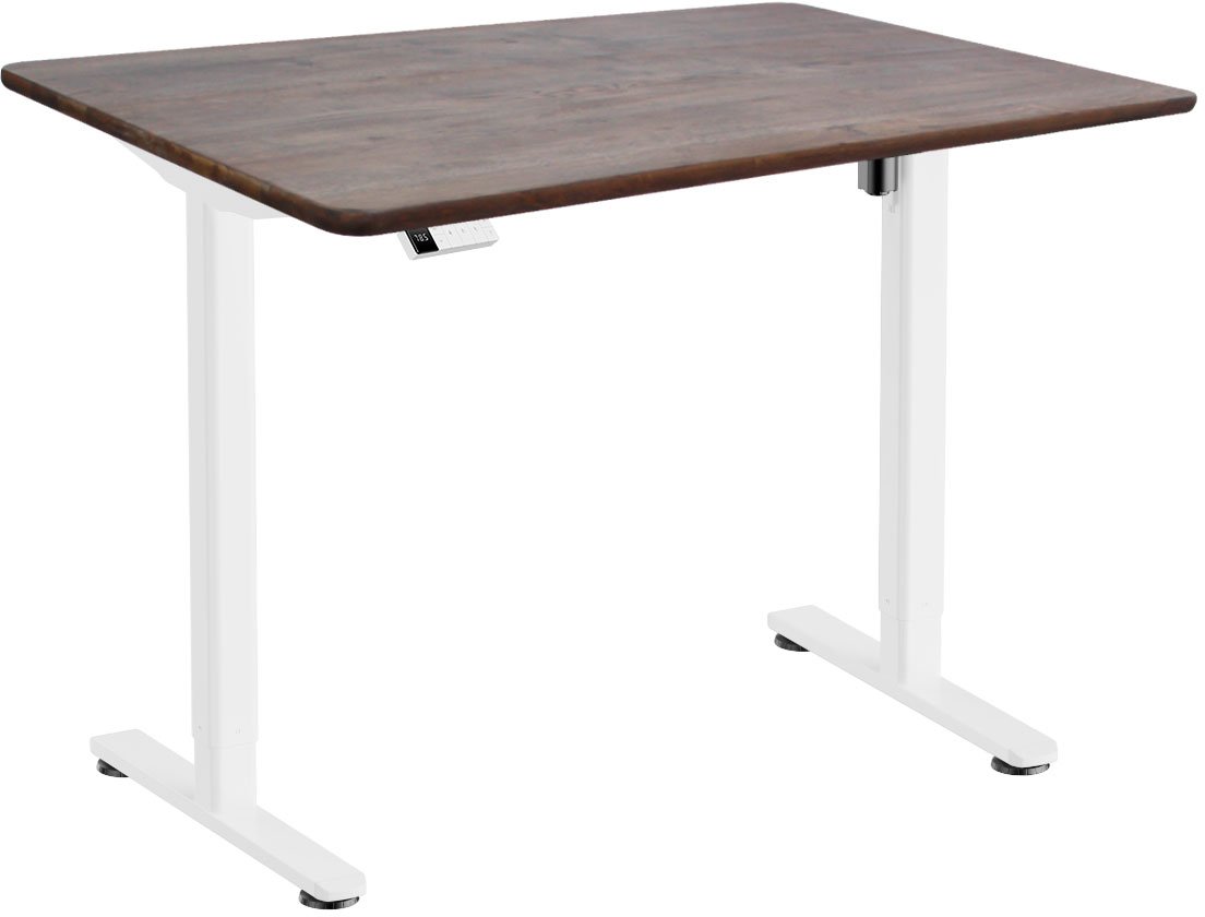 

Стол для работы стоя ErgoSmart Wooden Electric Desk Slim 1300х750х27 мм (прямой край, дуб галифакс/белый)