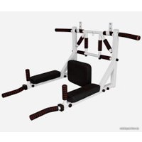 Турник с брусьями Central Sport Мультихват 3 в 1 c доской для отжиманий (белый)