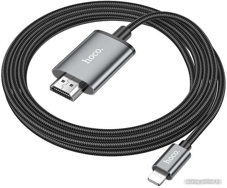 

Кабель Hoco UA27 Lightning - HDMI (2 м, черный)